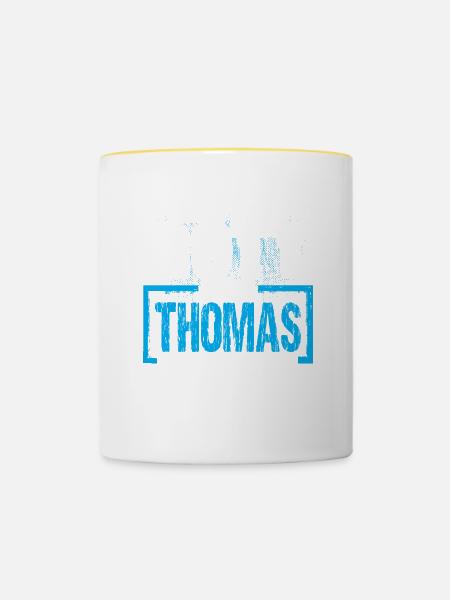 THOMAS - ok - Tasse zweifarbig - Weiß/Gelb