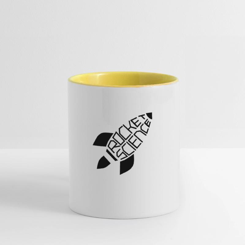 Conception aérospatiale robuste de Rocket Science Mug contrasté