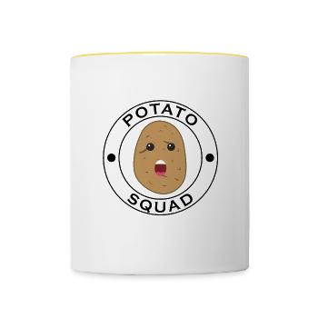 Potato Squad Healthy Cooking Hobby Chef - Contrasting Mug - white/yellow - Front