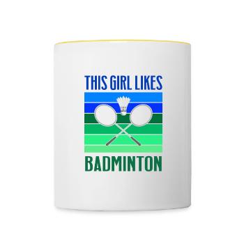 Citation rétro Hobby Sports Funny Saying - Mug contrasté - blanc/jaune - Devant