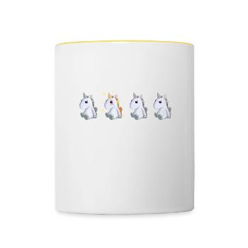 POLIZISTIN - Toll - Tasse zweifarbig - Weiß/Gelb - Vorne