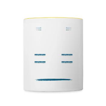 Best Aunt Saying - Contrasting Mug - white/yellow - Front