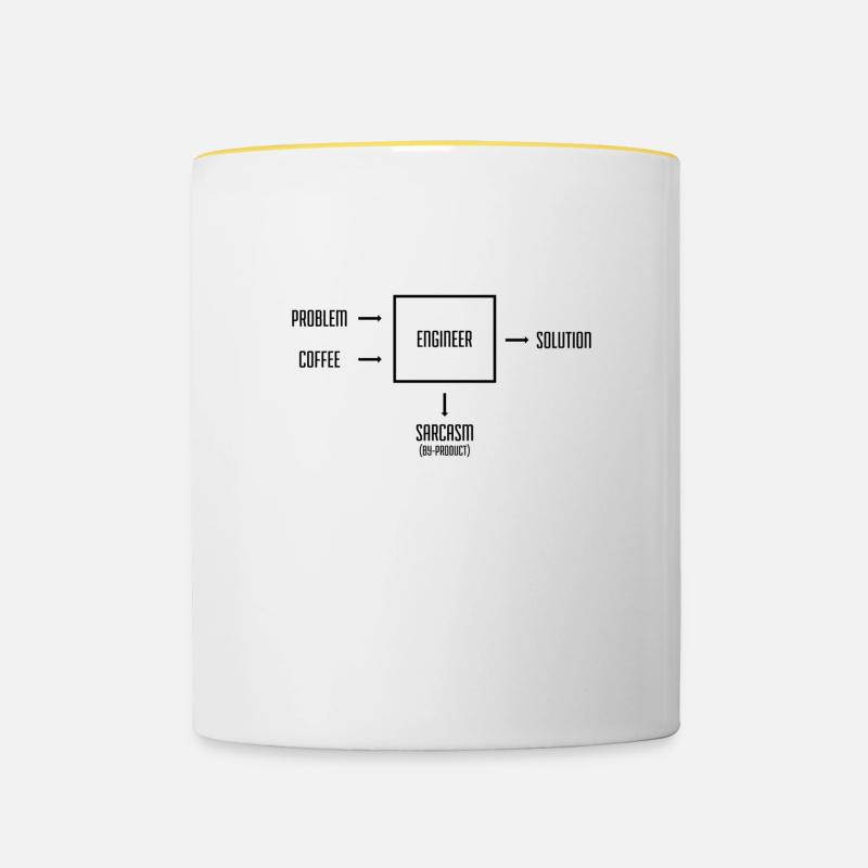 Engineer - Contrasting Mug - white/yellow