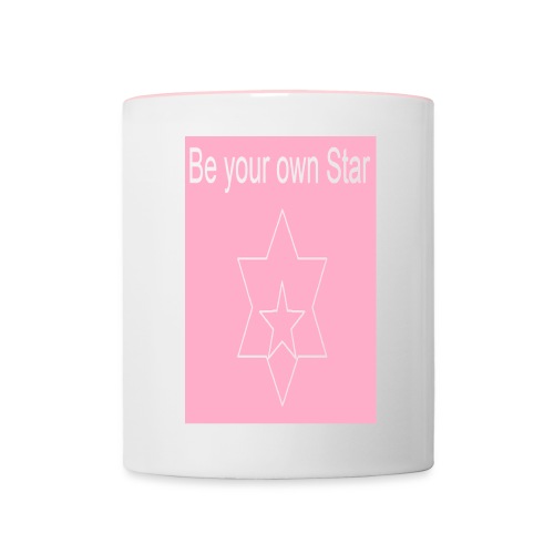 Be your own Star - Tasse zweifarbig