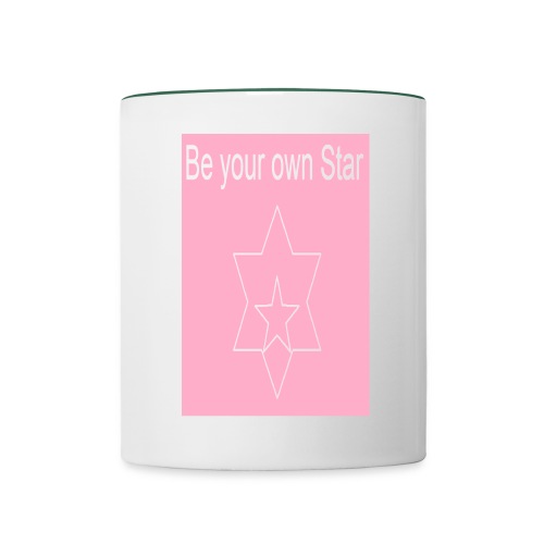 Be your own Star - Tasse zweifarbig