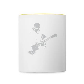 nosferatu rockt 8 - Tasse zweifarbig - Weiß/Gelb - Vorne
