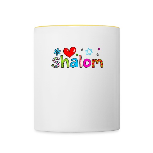 Shalom II - Tasse zweifarbig