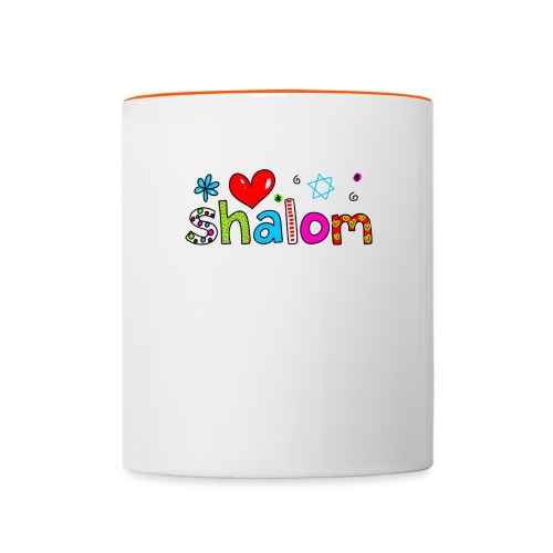 Shalom II - Tasse zweifarbig