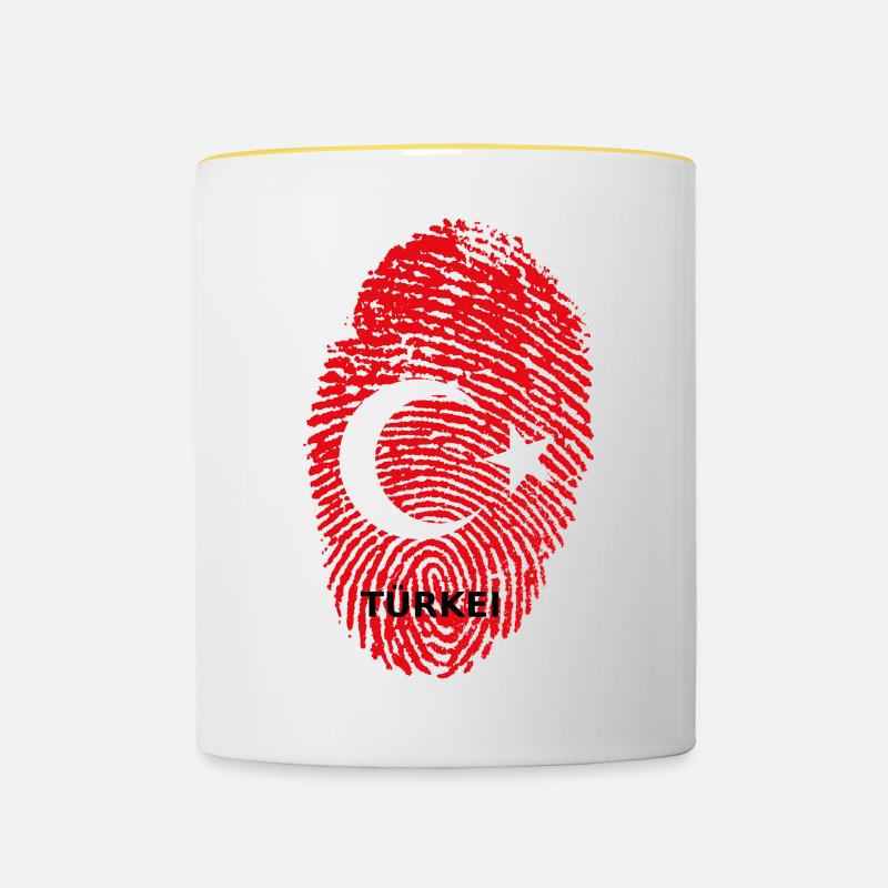 Turkey - Contrasting Mug - white/yellow