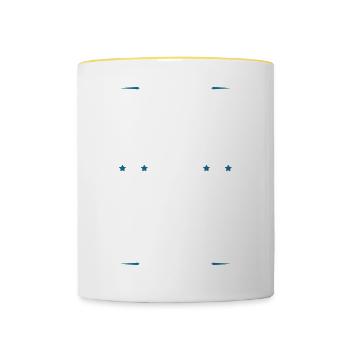 Best Grandma Saying - Contrasting Mug - white/yellow - Front