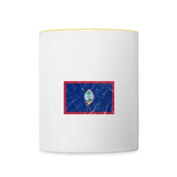Guam - Tasse zweifarbig - Weiß/Gelb - Vorne