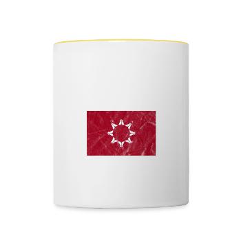Lakota - Mug contrasté - blanc/jaune - Devant