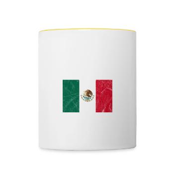 Mexico - Contrasting Mug - white/yellow - Front