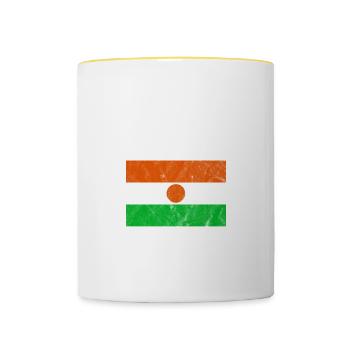 Niger - Contrasting Mug - white/yellow - Front