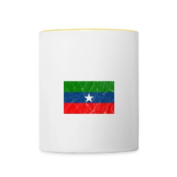 Ogaden - Mug contrasté - blanc/jaune - Devant