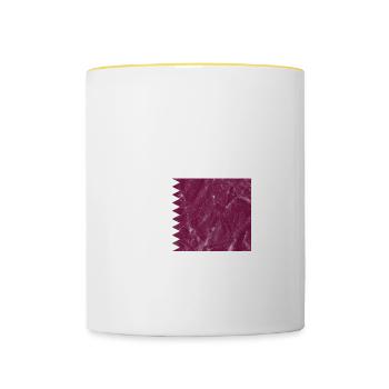Qatar - Contrasting Mug - white/yellow - Front