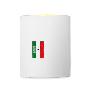 Somaliland - Mug contrasté - blanc/jaune - Devant