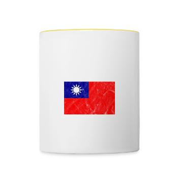 Taiwan - Contrasting Mug - white/yellow - Front