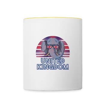 Great Britain - Contrasting Mug - white/yellow - Front