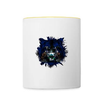 Ascension - Contrasting Mug - white/yellow - Front