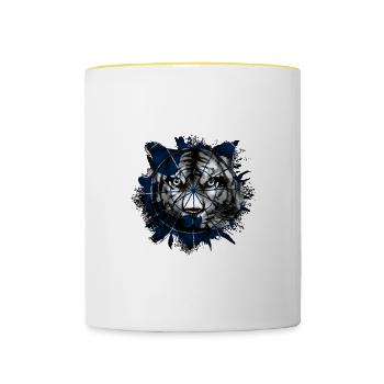 Antarctica - Contrasting Mug - white/yellow - Front