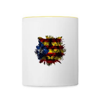Catalonia - Contrasting Mug - white/yellow - Front