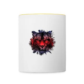 Costa Rica - Contrasting Mug - white/yellow - Front