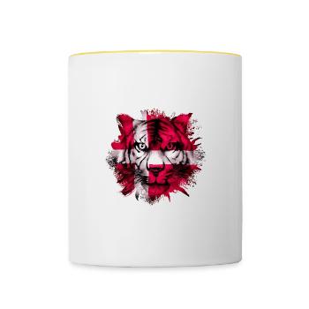 Denmark - Contrasting Mug - white/yellow - Front