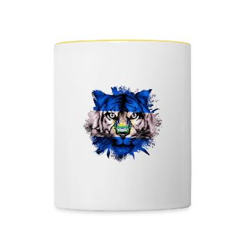 El Salvador - Contrasting Mug - white/yellow - Front