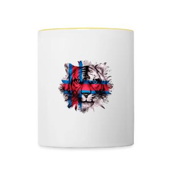 Faroe Islands - Contrasting Mug - white/yellow - Front
