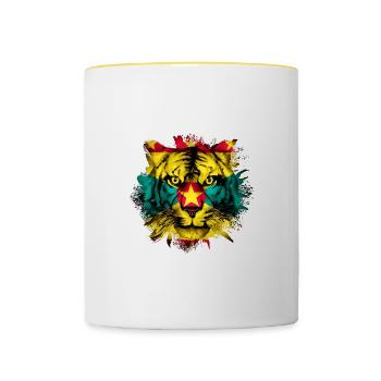 Grenada - Contrasting Mug - white/yellow - Front