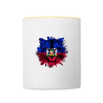 Haiti - Contrasting Mug - white/yellow - Front