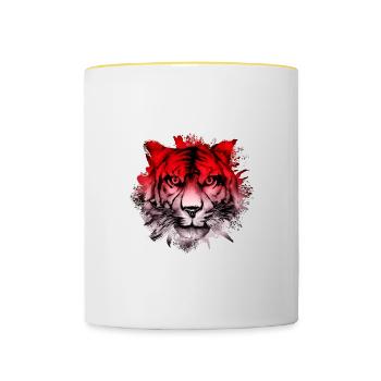 Indonesia - Contrasting Mug - white/yellow - Front
