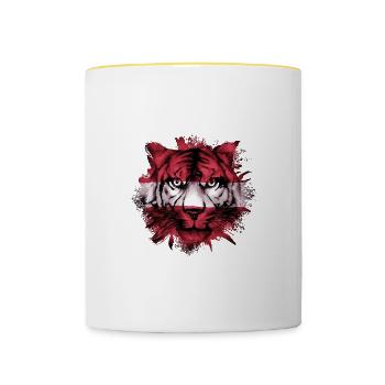 Latvia - Contrasting Mug - white/yellow - Front