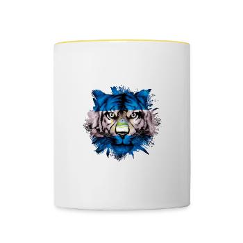 Nicaragua - Contrasting Mug - white/yellow - Front
