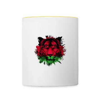 Malawi - Contrasting Mug - white/yellow - Front