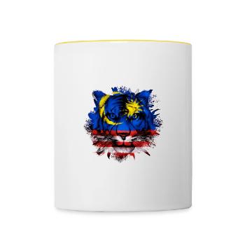 Malaysia - Contrasting Mug - white/yellow - Front