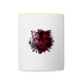 Qatar - Contrasting Mug - white/yellow - Front