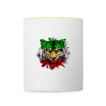 Persia - Contrasting Mug - white/yellow - Front