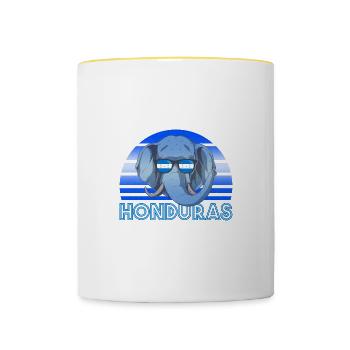 Honduras - Contrasting Mug - white/yellow - Front