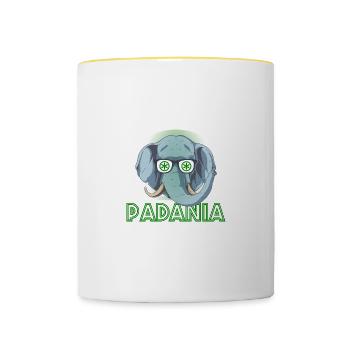 Padania - Contrasting Mug - white/yellow - Front