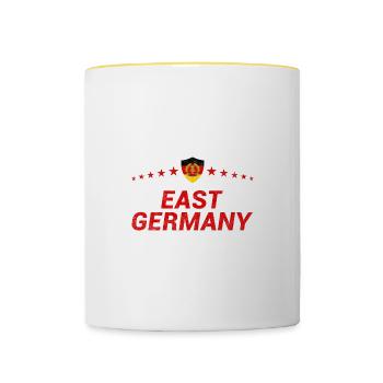 RDA - Mug contrasté - blanc/jaune - Devant