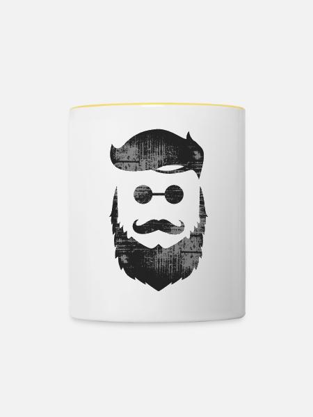 Like A Sir - Tasse zweifarbig - Weiß/Gelb