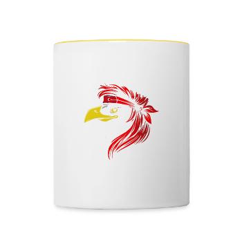 Aceh - Contrasting Mug - white/yellow - Front