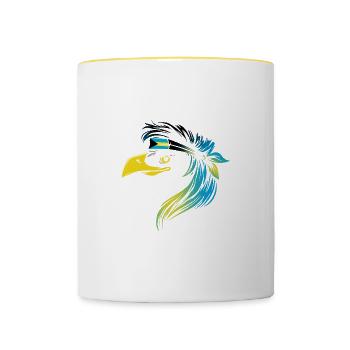 Bahamas - Contrasting Mug - white/yellow - Front
