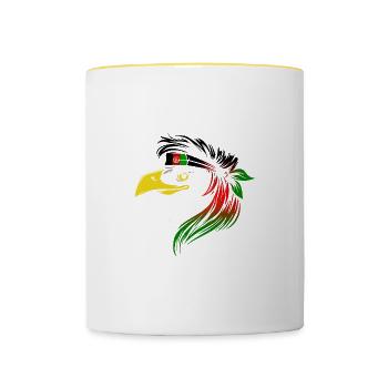 Afghanistan - Contrasting Mug - white/yellow - Front
