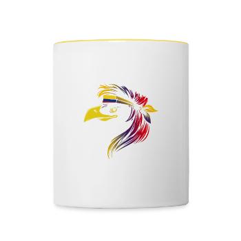Colombie - Mug contrasté - blanc/jaune - Devant