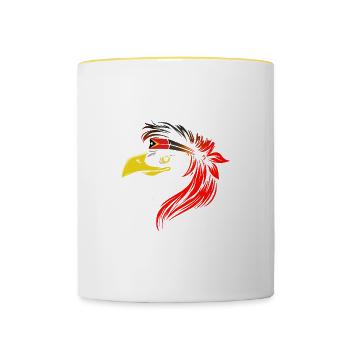 East Timor - Contrasting Mug - white/yellow - Front
