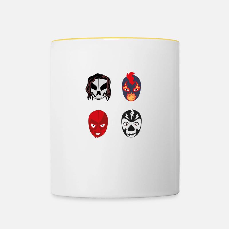 Power Squad - Contrasting Mug - white/yellow