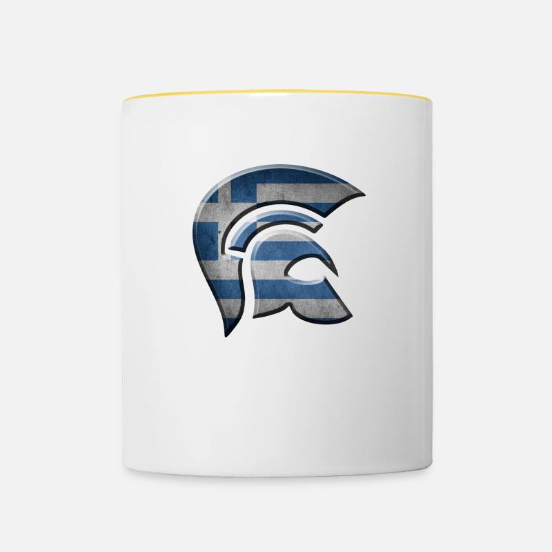 Greece - Contrasting Mug - white/yellow